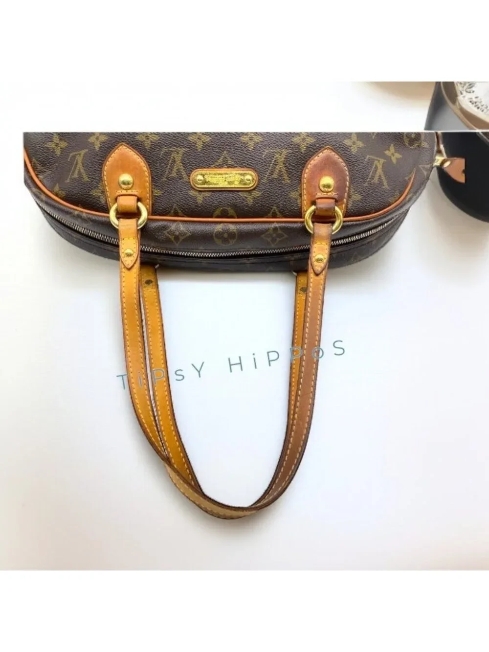 Louis Vuitton Monogram Montorgueil PM Shoulder Bag with LV Shopping Bag